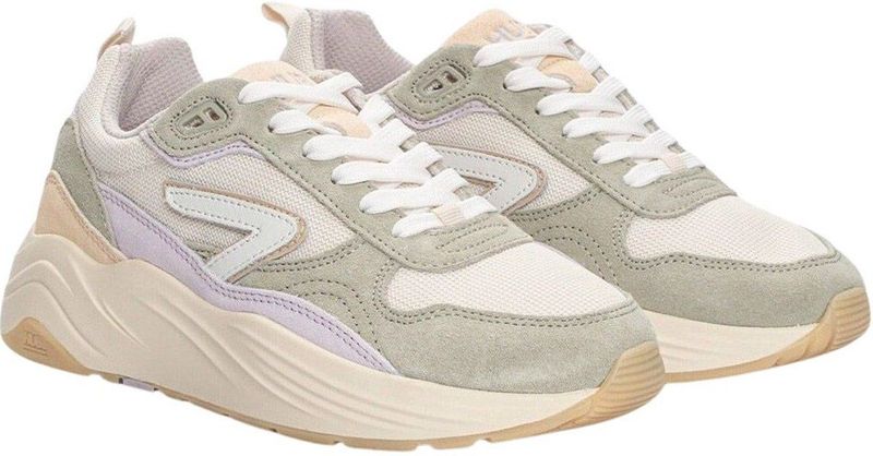 HUB - Glide S43 - Sneakers - Light Beige - Off White - Lilac
