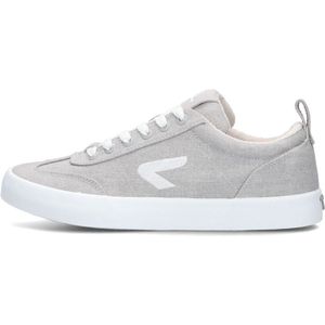 HUB - Miami C06 - Sportschoen - Neutral Grey - Canvas en Suède