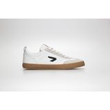 HUB - Miami L78 - Sneaker - Wit Zwart - Leer en Suède