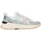 HUB - Grid S48 - Sneakers - Light Bone - Suède en Leer