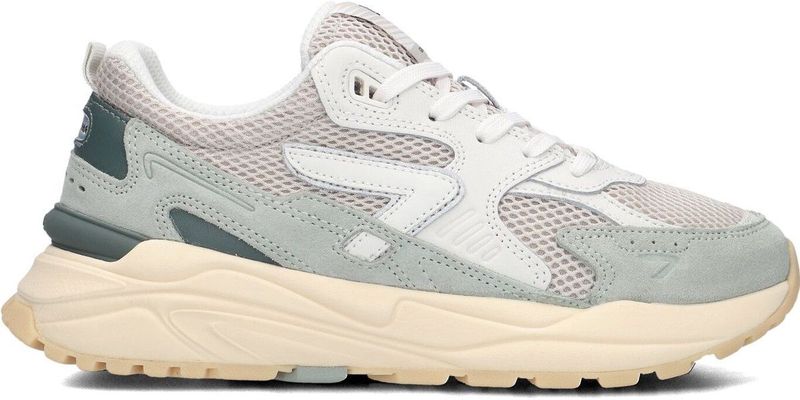 HUB - Grid S48 - Sneakers - Light Bone - Suède en Leer