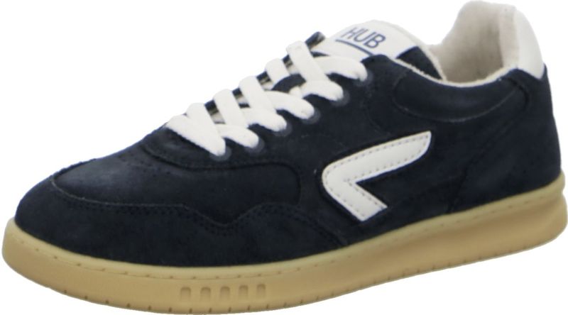 HUB - Vancouver - Sneakers - Donkerblauw - Suède