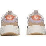 HUB - GLIDE - Sneakers - Beige - Ademend Mesh en Zacht Suède