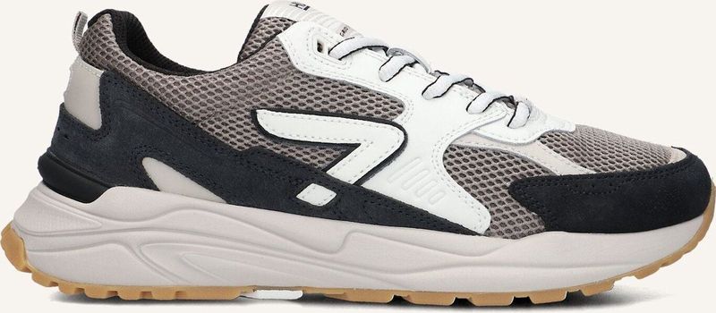 HUB - Grid M37 - Sneaker - Almond Brown Off White Navy