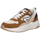HUB - GLIDE - Sneakers - Licht Beige/Off White/Cognac