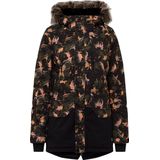 O'Neill - Zeolite Jacket - Ski Jas - Zwart AOP Geel - Waterdicht 10000 mm