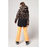 O'Neill - Zeolite Jacket - Ski Jas - Zwart AOP Geel - Waterdicht 10000 mm