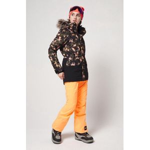 O'Neill - Zeolite Jacket - Ski Jas - Zwart AOP Geel - Waterdicht 10000 mm