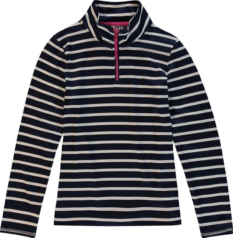 O'Neill - Stripe Half Zip Fleece - Blauw Aop W/ Wit - 92% Polyester 8% Elastaan