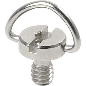 Camera Adapter: 1/4"" Schroef - Sleufkop + Inbuskop & D-ring / Type: MA-62