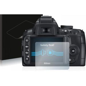 UwCamera - 2x Heldere Screenprotector - Geschikt voor de Nikon D3000 - type: Ultra-Clear