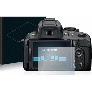 UwCamera - 2x Heldere Screenprotector - Geschikt voor de Nikon D5100 - type: Ultra-Clear