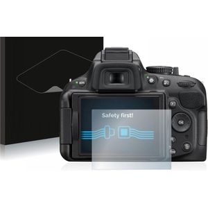 UwCamera - 2x Heldere Screenprotector - Geschikt voor de Nikon D5200 - type: Ultra-Clear