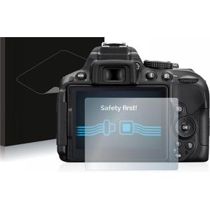 UwCamera - 2x Heldere Screenprotector - Geschikt voor de Nikon D5300 - type: Ultra-Clear
