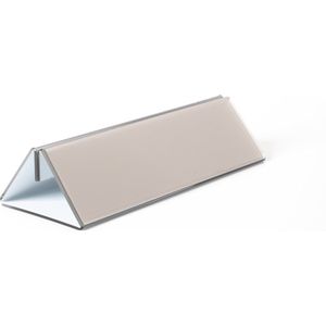 21cm - Zilveren Acrylglas Houder / Standaard / Kaarthouder / Menukaarthouder - Type: PGZ