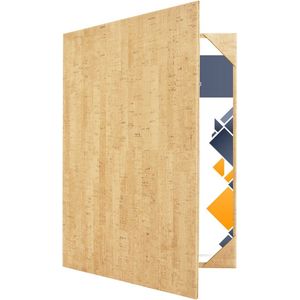 Goodline® - Documentenmap / Aktemap - 2x A4 - Licht-Kurk