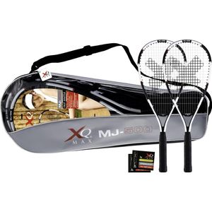 XQ Max Badmintonset-Wit/zwart/rood