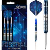 XQMax Mistral - darts - 21 gram - dartpijlen - 90% tungsten - steeltip