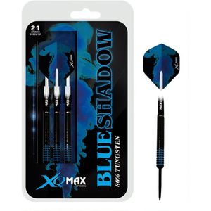XQMax - Blue Shadow - darts - 21 gram - dartpijlen - 80% tungsten - steeltip - Blueshadow