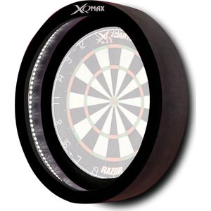 XQMax Dartbordring Met Led-verlichting 60 Cm Zwart - Cadeau