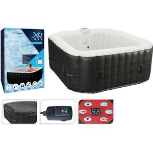 Opblaasbaar Bubbelbad/ Jacuzzi - voor 2-4 Personen - 1200W - 145x65cm