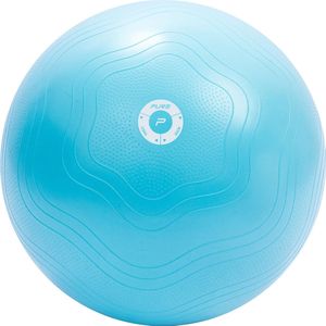 Pure2Improve fitnessbal Antiburst 65 cm PVC lichtblauw