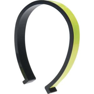 Reflecterende broek clip/band - neon geel - 22 cm - hardlopen/fietsen - Reflecterende armband