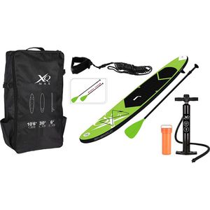 SUP Board Set - Opblaasbaar - 320x76x15cm - lime