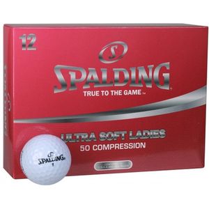 Spalding Ultra Soft Vrouwen Golf Ballen - Wit Dozijn 12 stuks