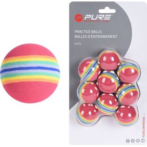 Alignment Foam Golfballen - Multicolor - Set van 9