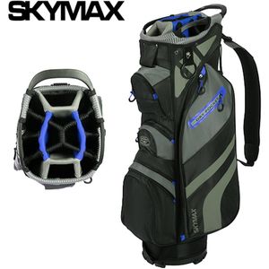 Skymax LW Cartbag Golftas, zwart/blauw