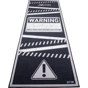 XQMax Carpet Dartmat Warning