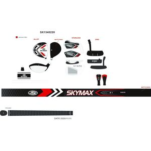 Skymax S1 Complete Heren Golfset Rechtshandig met Graphite Shafts + 1 Inch