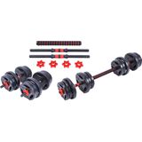 Pure2Improve Halterset & Dumbbell Set 2 in 1 - Verstelbare Halterset - 20 kg