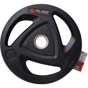 Pure2Improve - Halterschijf - 20KG - Ø50mm - Rubber