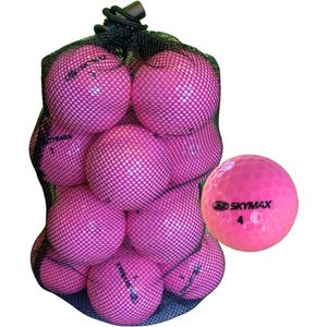 Golfballen Skymax 16 stuks Pink