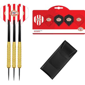 PSV Dartpijlen - Gold - 23 gram - Multipack 5 Sets Dart Flights - Dart Shafts - Darts - Cadeau