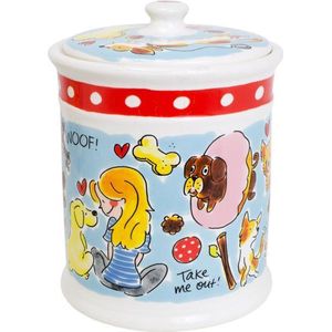 Blond Amsterdam Voorraadpot Hond - Ø 16 cm