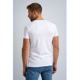 PME Legend - Basic T-shirt 2-Pack O-Hals Wit - Heren - Slim-fit