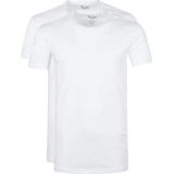 PME Legend - Basic T-shirt 2-Pack O-Hals Wit - Heren - Slim-fit
