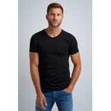 PME Legend - Basic T-shirt 2-Pack V-Hals Zwart - Heren - Slim-fit