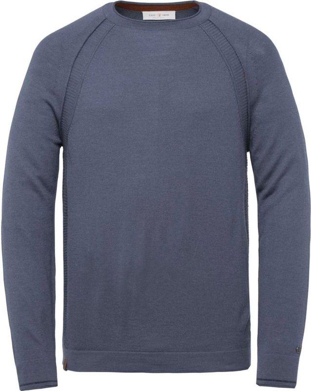 Cast Iron - CKW218362 - Heren Trui - Blauw - Katoen