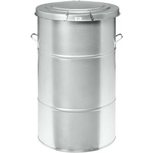 Novaliv Set van 3 vuilnisemmers 25 l met 2-in-1 deksel, klapdeksel & schommeldeksel, anti-geur-afvalemmer voor keuken, huishouden, kantoor, afvalemmer, afvalbak, bak, kunststof afvalbak