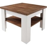 Meubella Salontafel Parello - Wit - Eiken - 70 cm