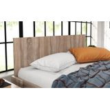 Meubella - Tweepersoonsbed Monaco - Truffel eiken - 160x200 cm