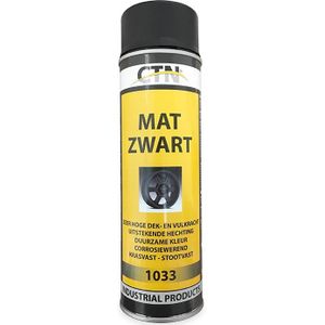 CTN - Coating Mat - Zwart - 500 ml - Hoogwaardige Lak voor Diverse Ondergronden