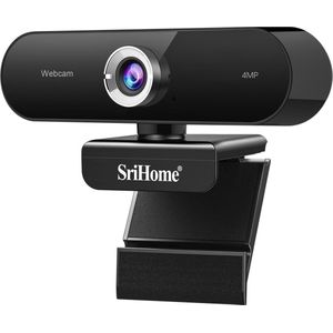 4MP Webcam/USB camera met hoge resolutie (2560x1440) en Microfoon. Geschikt voor Windows, Linux, Mac, Android