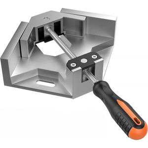 Haakse klem - 90 graden haakse beugel - hoeklasklem - voor het verbinden van hout, metaal en glas - aluminiumlegering