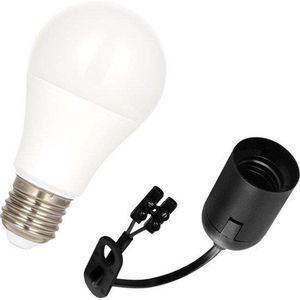 10 verhuisfittingen en 10 led lampen 11 watt E27 daglicht