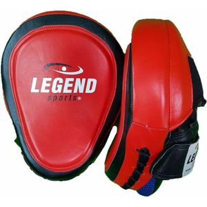 Legend Sports Focus pads rood leer
